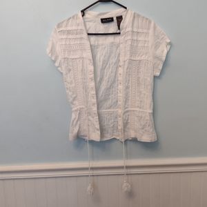 Axcess white blouse!🤍